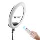 Led Circle Ring Light Dimmable 100w 22 Inch Streaming Lights With Mobile Phone Holder fs-640 Makeup Lighting