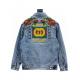 New Gucci Denim jacket Trucker style for men fashion boy made in china