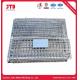 Heavy Duty Wire Cage Galvanized Wire Pallet Container Without Wheels