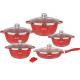 Hot Sale Aluminium Cooking Pot Set Medical Stone Cookware Non Stick Cookware Set Pot And Pans