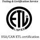 US ETL certification