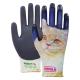 15 Guage Durable Latex Sandy Coated Gloves With TPR Impact Shields For Garden Work