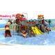 Commercial Water Park Playground Equipment Multi - Functional Unique Blow Up Water Slide