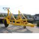 80KN Hydraulic Cable Reel Drum Trailer For 3300mm Coil Diameter , Yellow