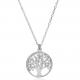 10 Gram 0.02m Tree Of Life Pendant Necklace Wedding 5A Cubic Zirconia Necklace