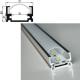 surface mounted U shape aluminum channel accessory Used for 8mm PCB SMD 3528, 2835, 5050 and 5630 led strips lights