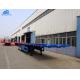 3 Axles Semi 3mm Flatbed Container Trailer Mechanical Suspension