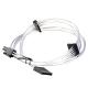 Flat STPower Splitter Adapter Cable Male to Female