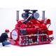 805 KW @ 1760 RPM Fire Diesel Engine Water Cooled