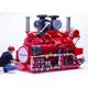 DeMaas Brand Fire Pump Diesel Engine For Firefighting , Pumping Set Diesel Engine