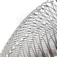 Flexible Stainless Steel Rope Mesh 50 Mm Mesh For Safety System