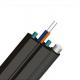 G657A2 FTTH drop fiber optic data cable 1-4 cores , LSZH meterial