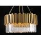 Large Crystal LED Chandelier Luxury K9 Crystal Hanging Light Living Room Pendant Lamp