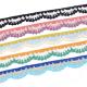 KJ20058 Colorful Shell 3cm Embroidery Lace Trim