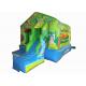 Small jungle inflatable jump house combo mini inflatable bounce with slide for kids under 7 years