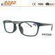 New arrival and hot sale of plastic reading glasses ,sliver metal pins, suitable for women and men