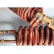 Copper or Copper Nickel Fin Coil Heat Exchanger / Finned Tube Coils