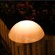 Plastic LED Colour Changing Waterproof Ball Lamp Half Sphere Shape For Garden Decor