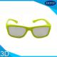 Soft Frame Linear Polarized 3D Glasses Light Weight For Kino Theater