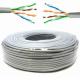 White Cat6 Ethernet Cable Roll With Shielding Unshielded High Durability