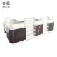 New Product Cash Desk Supermarket Cashier Counter Cold Rolled Steel White/black BV/SGS