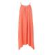 Women's Casual Plus Size Slip Dresses In Black or Green or Orange Color For Summer