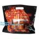 Anti Fog Hot Rotisserie Chicken Bags, Microwaveable Roasted meat Packaging Bag With Resealable Slider Zipper