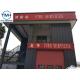 H Section Steel Color Steel Sheet Light Steel Structure Building For Fire Station