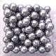 High Quality Round Shape 14mm Gray  Half Hole Shell Pearl Loose Bead for DIY Handcraft