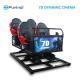 Multi Theme 7D Cinema Equipment Black Red Color For 6 Adults / Kids Custom Design