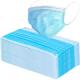 Blue Non Woven Medical Mask , Disposable Dust Mask Without Glass Fibers