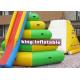 Colorful Inflatable Water Parks Combo Water Tower Slide And Iceberg , Climb N Slide