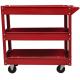 Multi Function 3 Tier Movable Trolley Tool Chests Cabinets