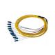 LC UPC - LC UPC Multimode Fiber Patch Cord Breakout , SM 12C PVC LSZH Bulk Optical Patch Cable