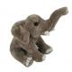 5.9'' 0.15m Stuffed Adorable Elephant Plush Toy Pillow With Big Ears