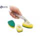 Dishwashing Sponge Housekeeping Brushes Dish Wand Plastic Decontamination