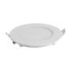 Round Led Ceiling Light Panel With 12W RA95 White Frame For Kitchen Closet Bathroom