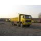 Yellow Color Heavy Duty Trucks Heavy Load Truck 8x4 Drive 4 Axel