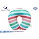 U Shaped Memory Foam Pillows / Headrest MicroBeads Pillow For Travel , REACH ROHS Standard