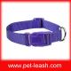 Good wear-resisting plain nylon pet collar QT-0039