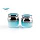 Blue 30g Acrylic Empty Cream Jar Containers Round With Slim Neck Cap