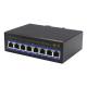 3W 8 Port 1000Base-TX Duplex Fiber PoE Switch MSG1008P