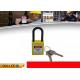 38mm Nylon Insulation Shackle Safety Lockout Padlocks Keyed Alike Master Key