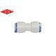 Straight Quick Connector Water Purifier Accessories K156 White Plastic Ro Water System Quick Fitting