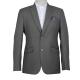 Custom Men'S Terry Rayon Fabric Notch Lapel Collar Blazer Solid Formal Wear Coat Suit With Two Button Opening For Party