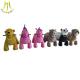 Hansel  coin operated plush outdoor ride walking animals for shopping mall