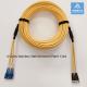 ST-SC-35M Armoured Fiber Patch Cord 6.5mm Yellow LSZH Patch Lead