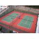CN-S02 Silicon PU Tennis Sports Flooring ,Non-Toxic and High Rebound