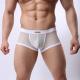 Mesh Hole Mens Boxer Briefs Sustainable Mens Ice Silk Breathable Underwear