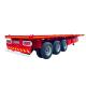 3 axle 40 foot Semi Truck Flatbed Trailer | Flatbed Trailer Manufacturers in Tanzania